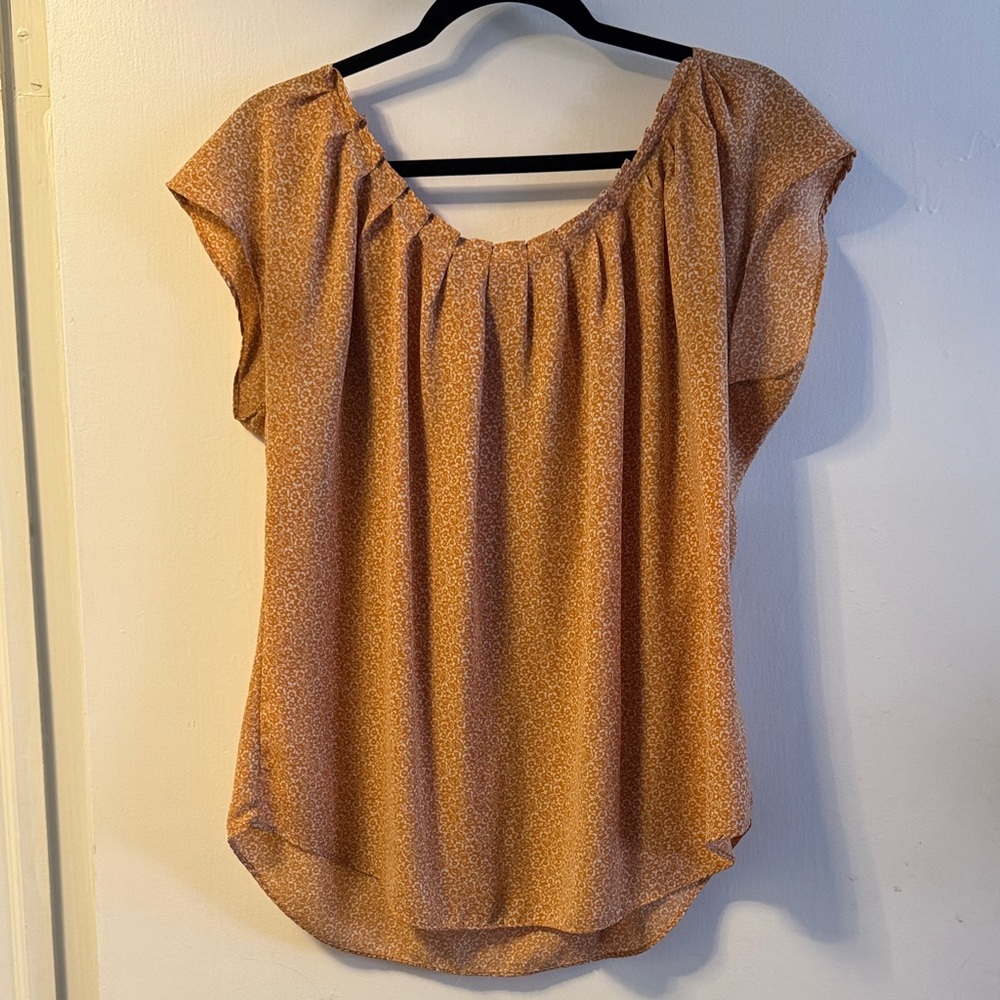 LC Lauren Conrad Peach Blouse
